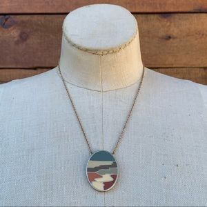 1978 Sarah Coventry Desert Scene Necklace